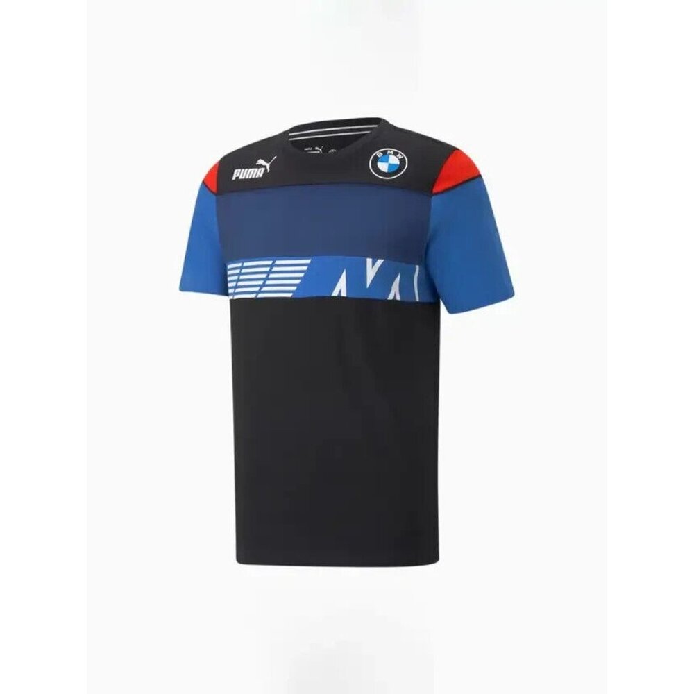 PUMA BMW MOTORSPORT SDS Men's T-Shirt Color Black and Blue Size XXL NWT - Picture 2 of 15